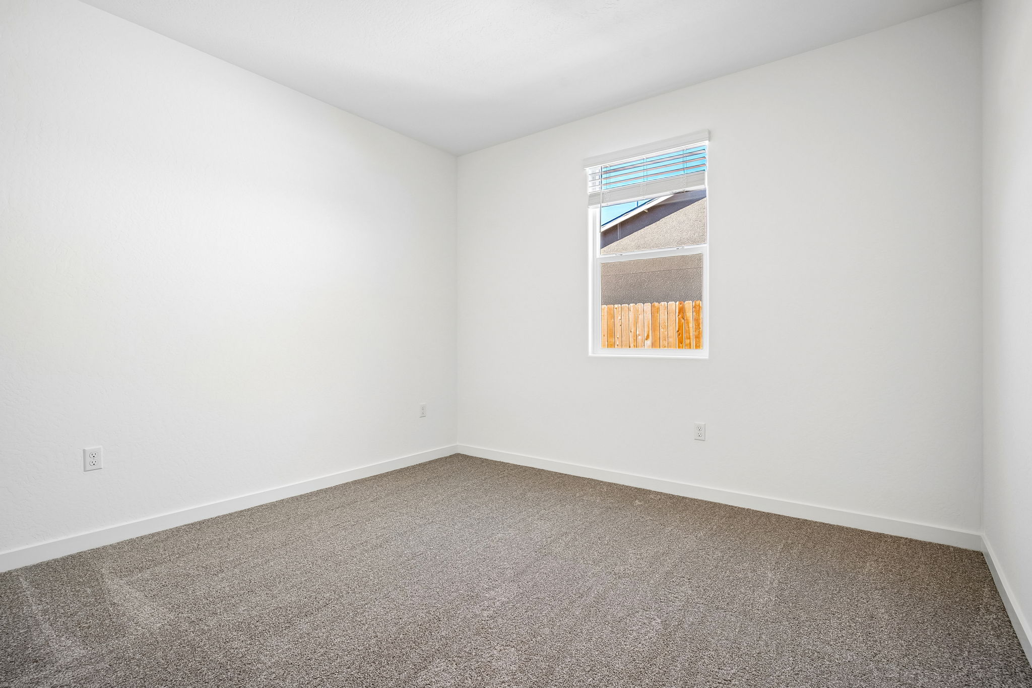 A room with a window.