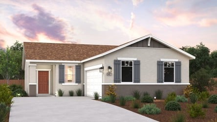 A house with a driveway.