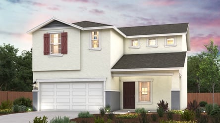 A house with a garage.