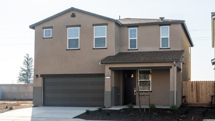 A house with a garage.