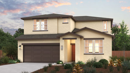 A house with a garage.