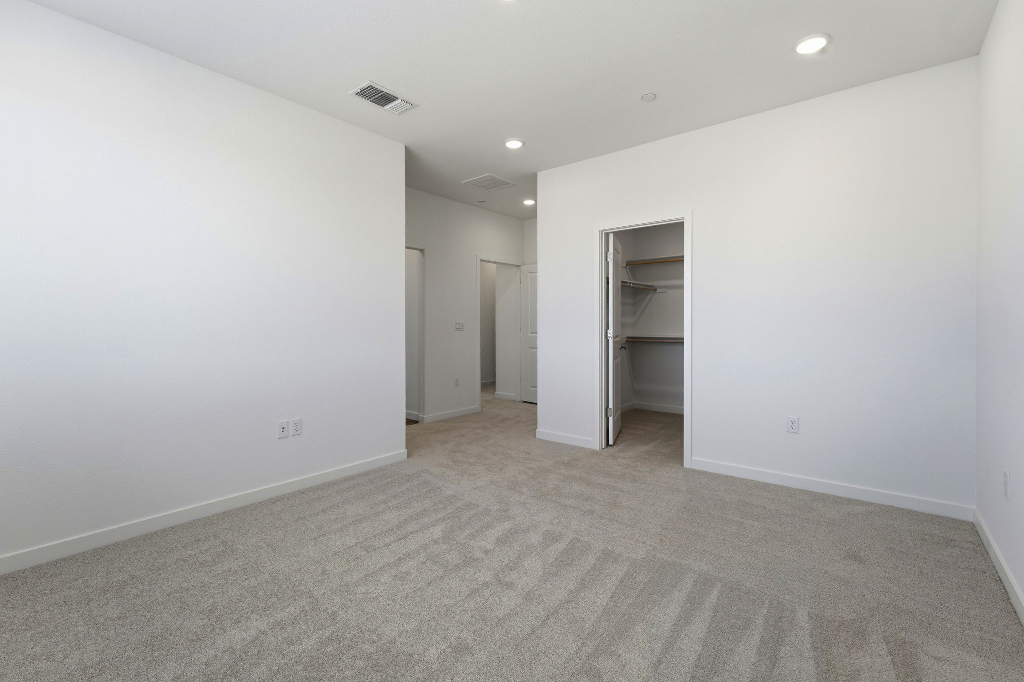 A room with white walls.