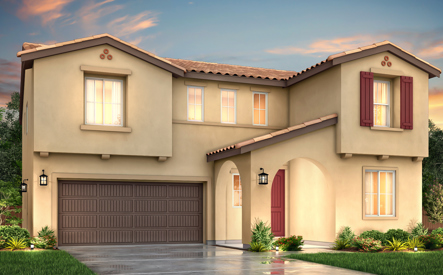 Plan 7 Elevation A | Spanish at Horizon by Century Communities