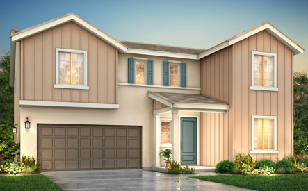 Plan 7 Elevation D | Farmhouse at Horizon by Century Communities