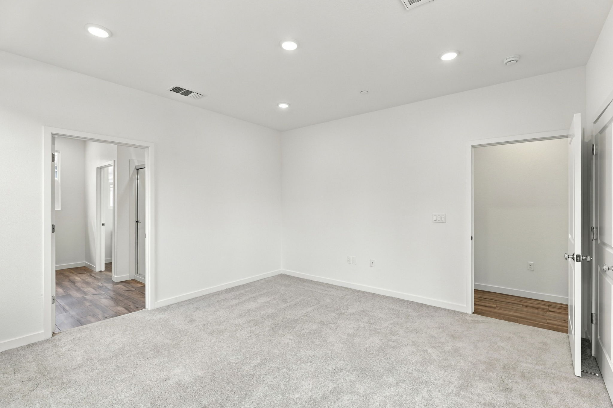 A room with white walls.