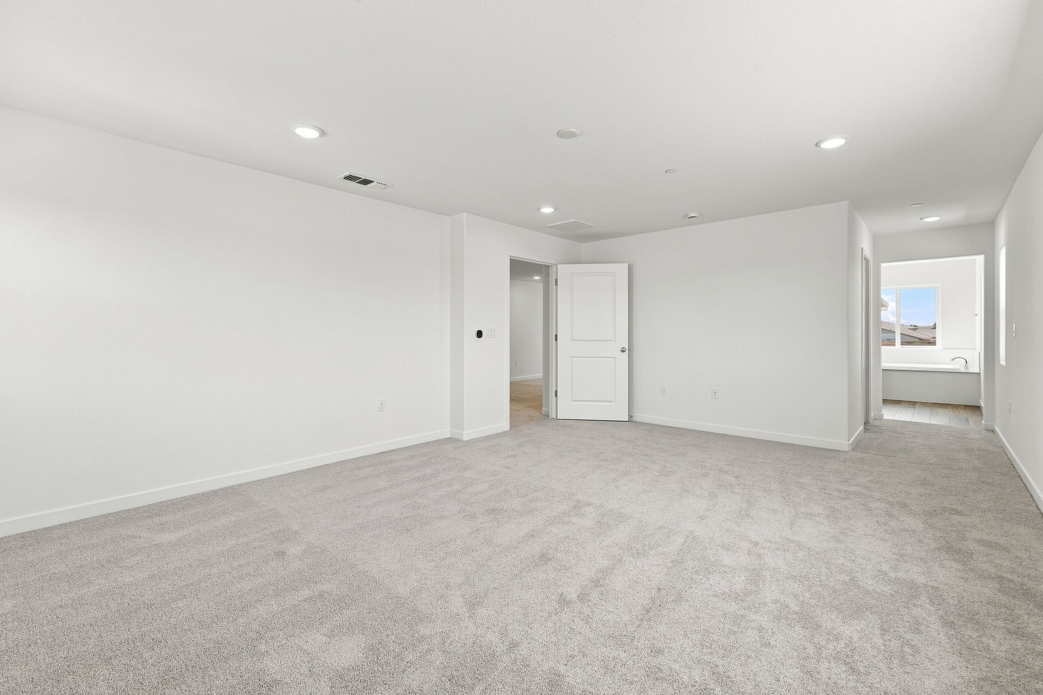 A room with white walls.
