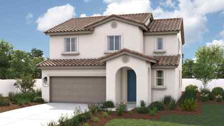 A house with a garage.