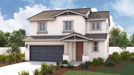 A house with a garage.