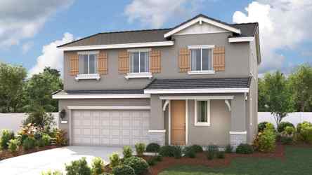 A house with a garage.