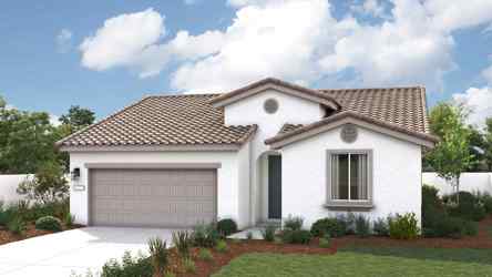 A house with a garage.