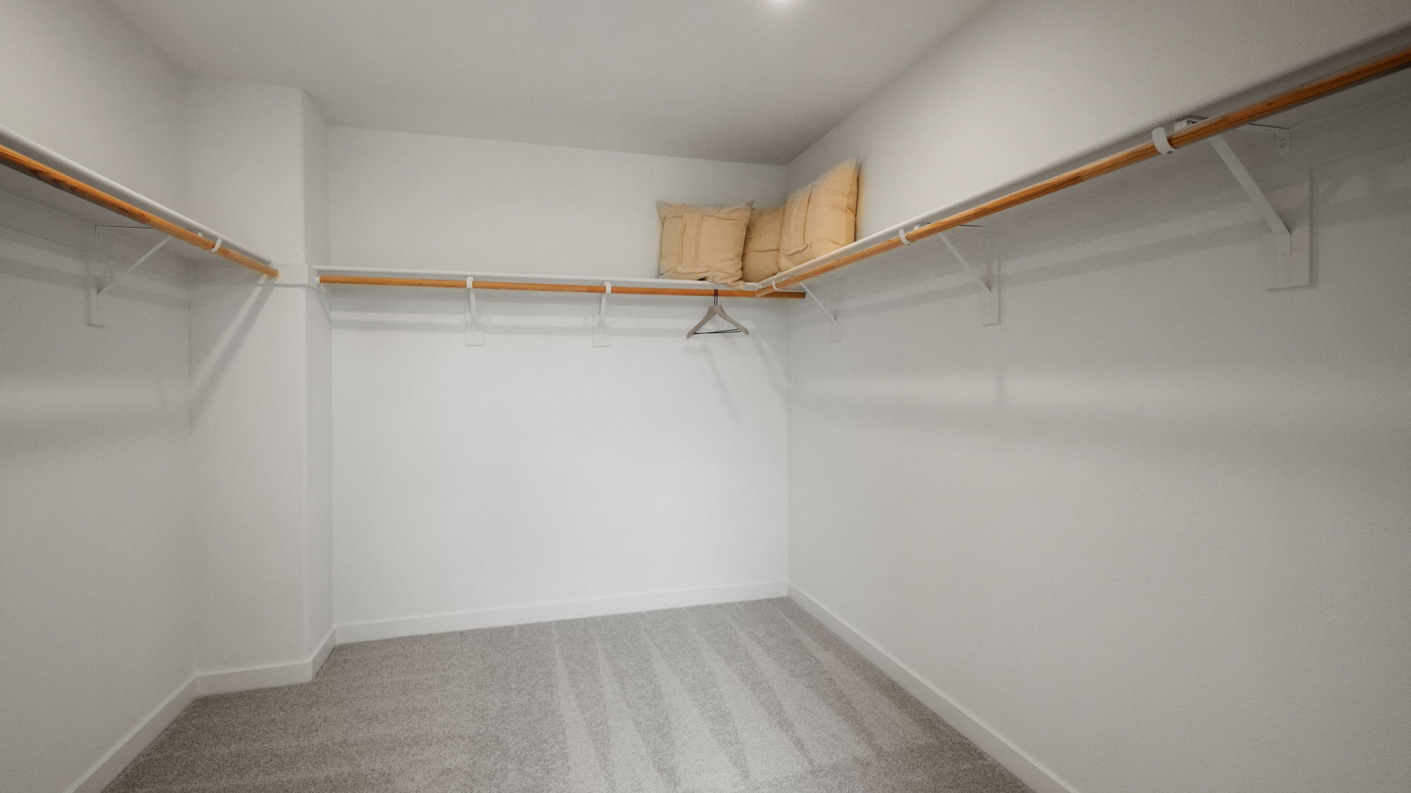 A room with white walls.