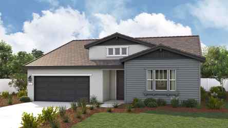 A house with a garage.