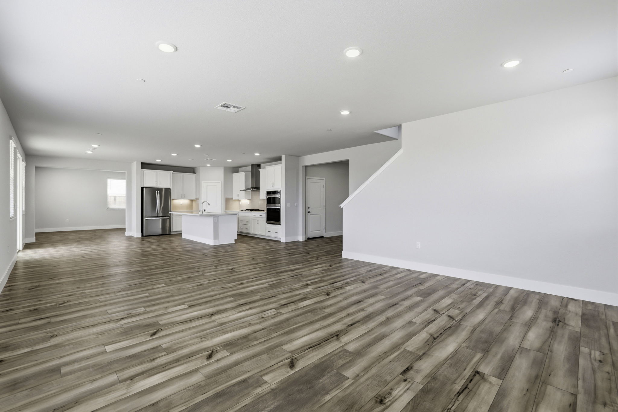 A large empty room.