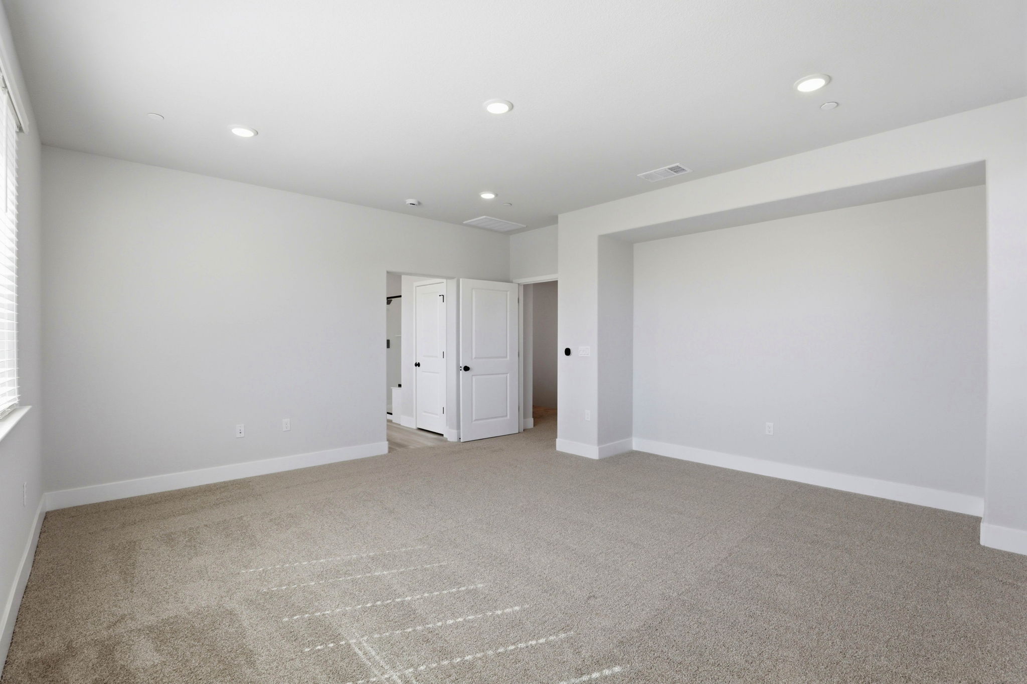 A room with white walls.