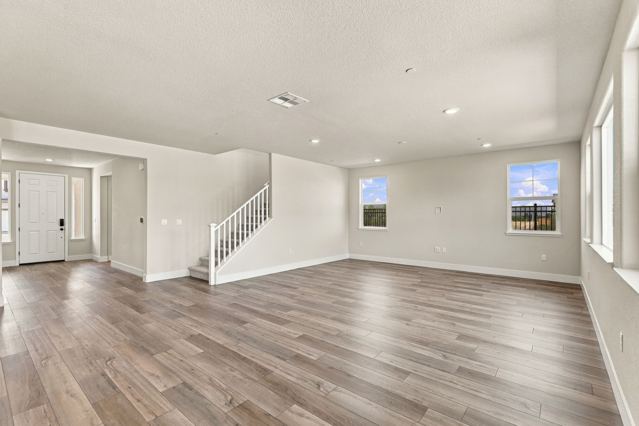 A large empty room.
