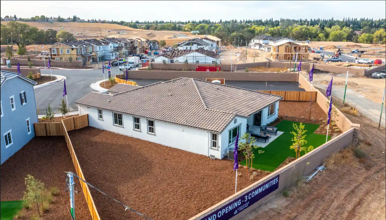 A building with a sign in front of it.