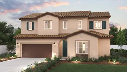 A large house with a driveway.