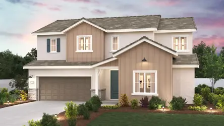 A house with a driveway.