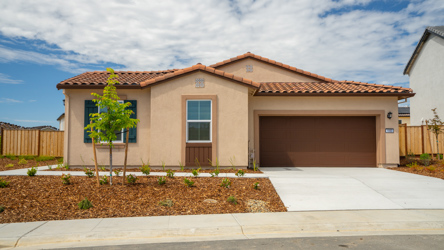 A house with a garage.