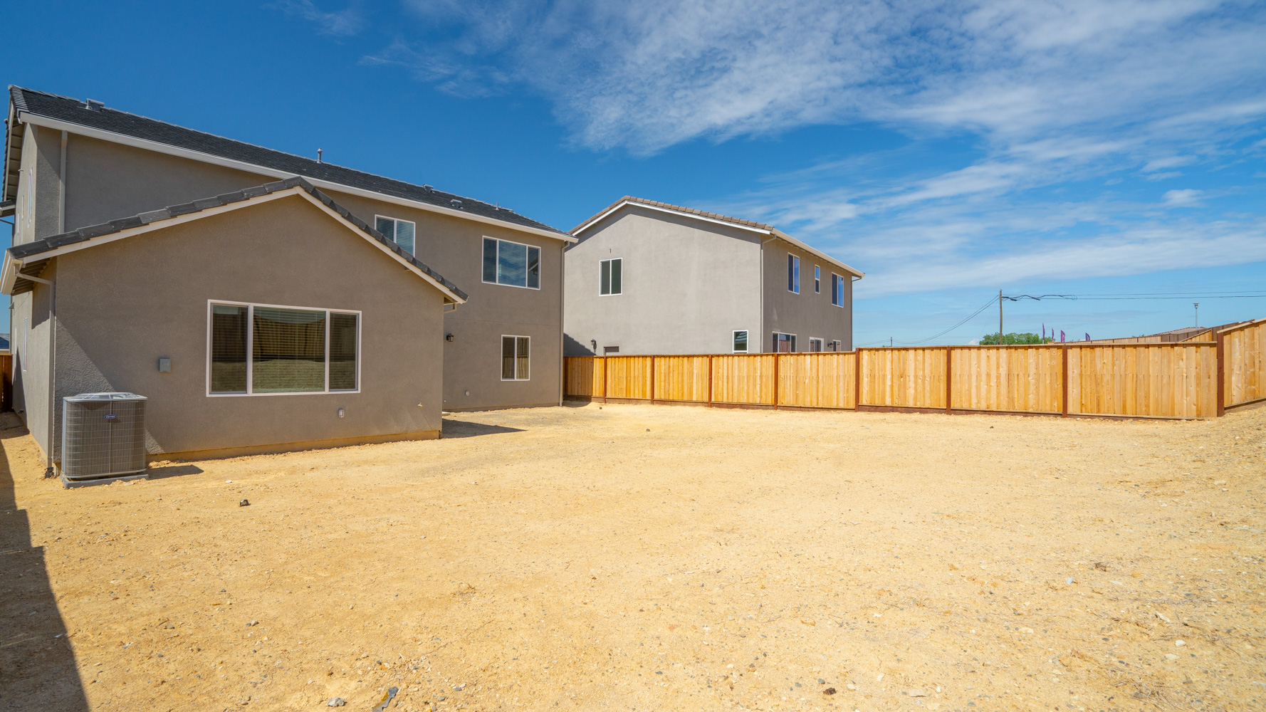 A building with a fence around it.
