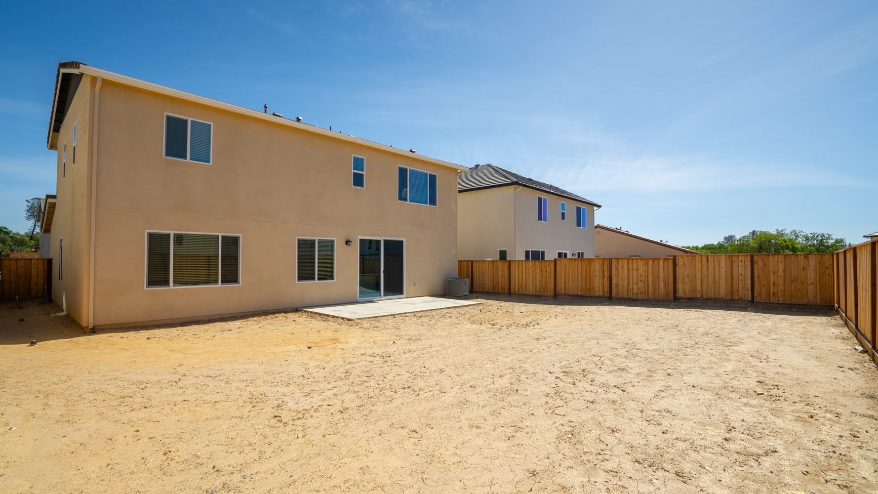 A building with a fence around it.