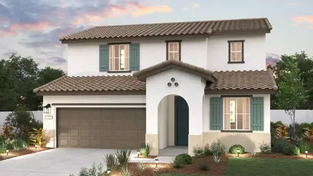 A house with a garage.