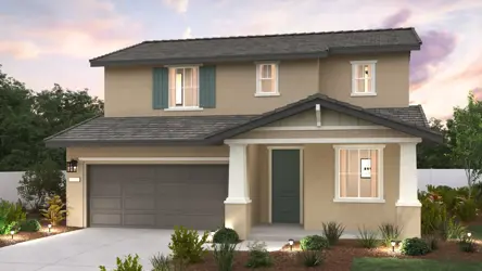 A house with a garage.