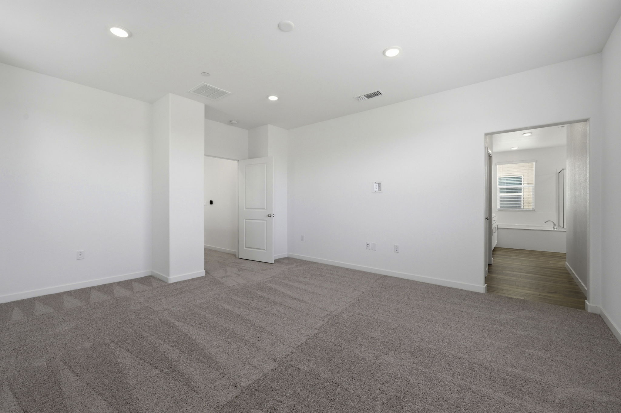 A room with white walls.