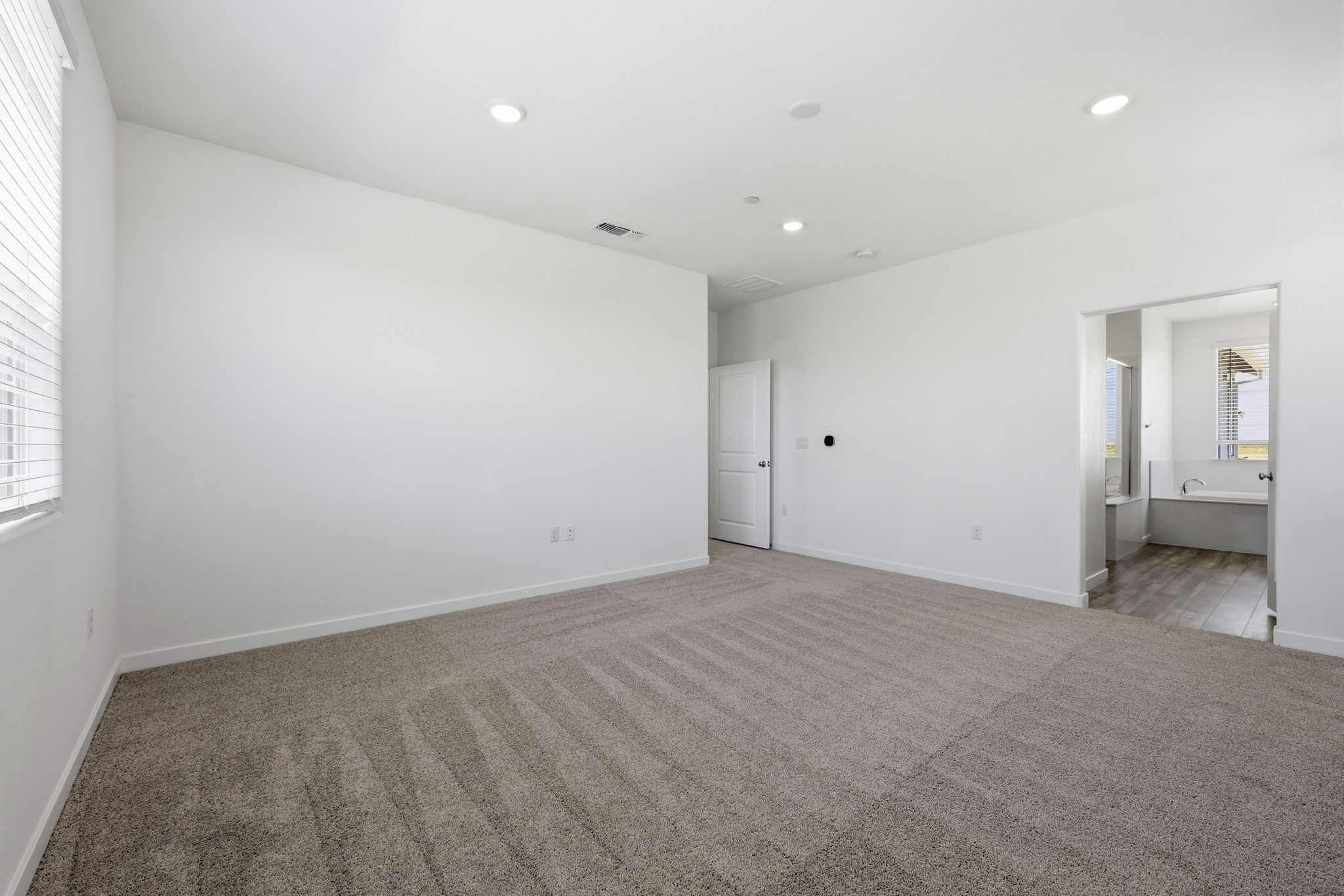 A room with white walls.