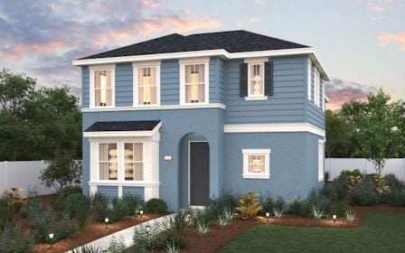 Plan 3 elevation A exterior rendering at Meridian by Century Communities