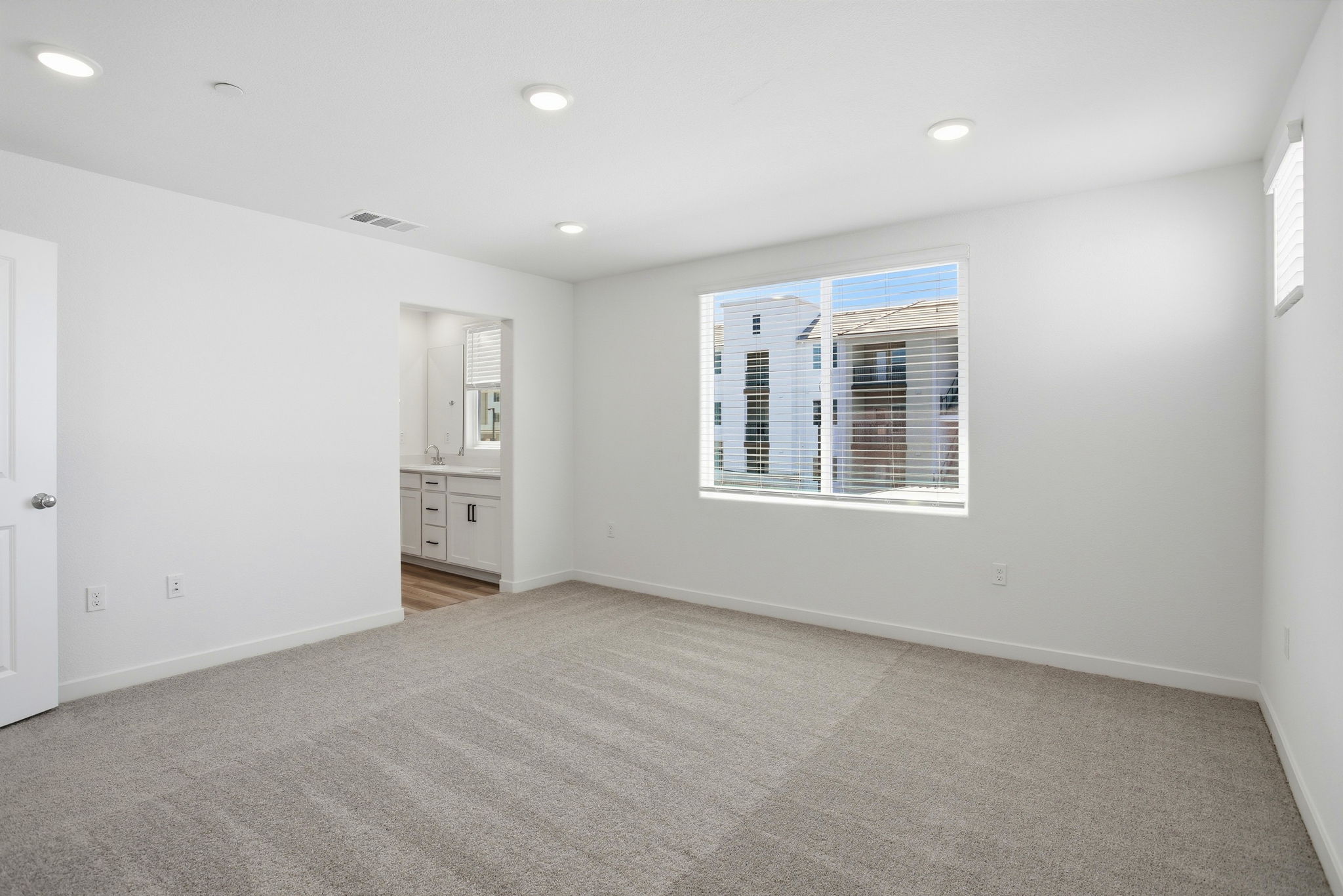 A room with white walls.