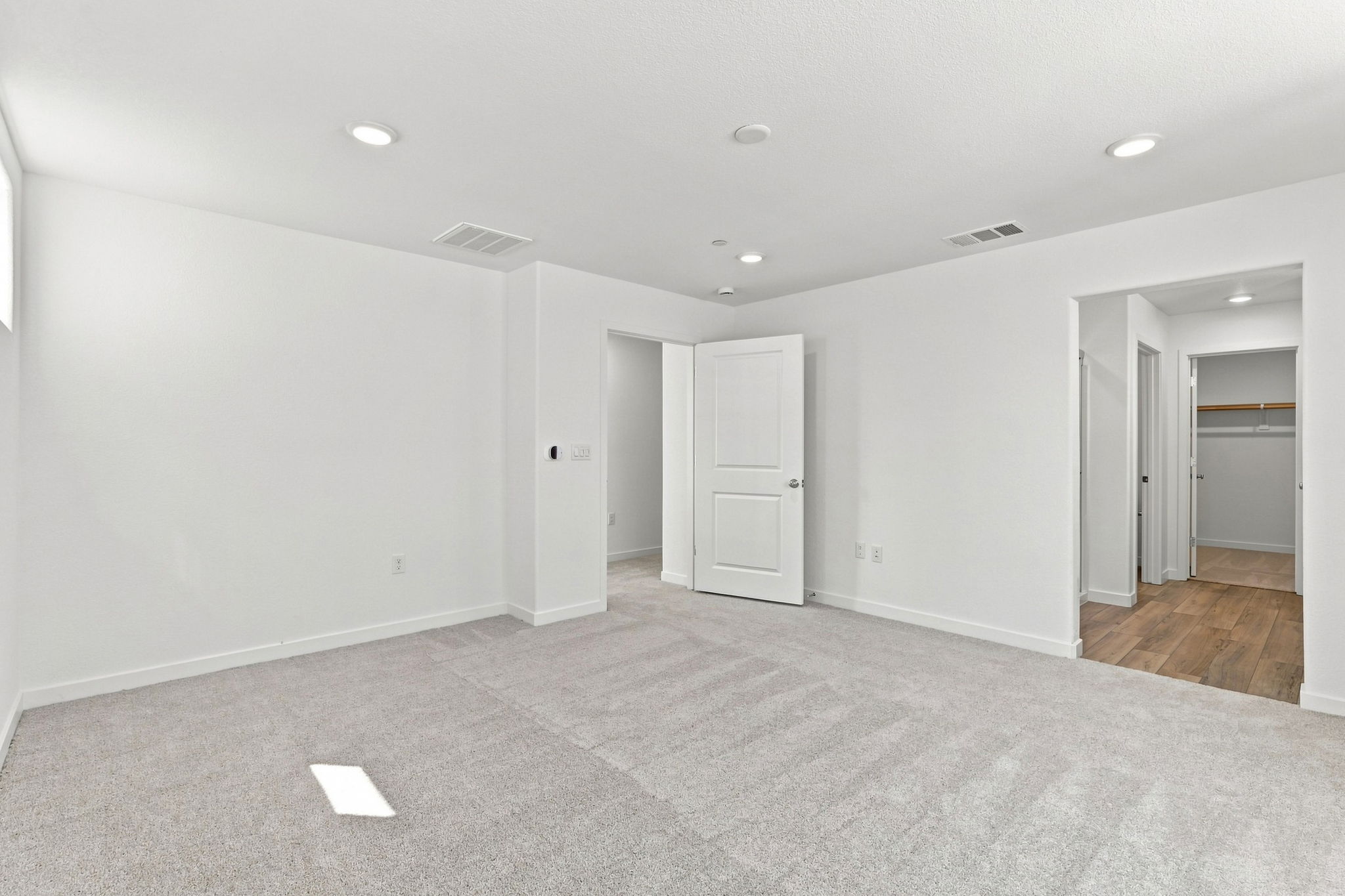 A room with white walls.