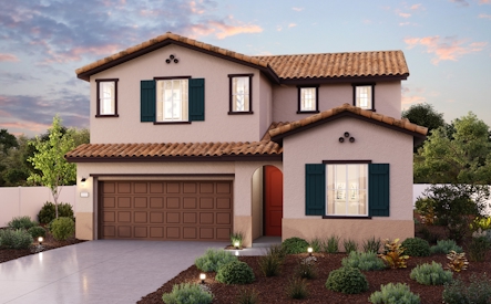 Plan 1 elevation A exterior rendering at Monte Verde by Century Communities