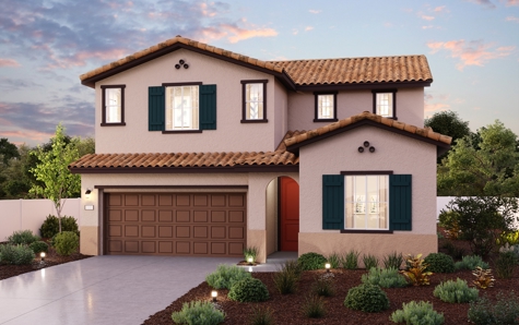 Plan 1 elevation A exterior rendering at Monte Verde by Century Communities