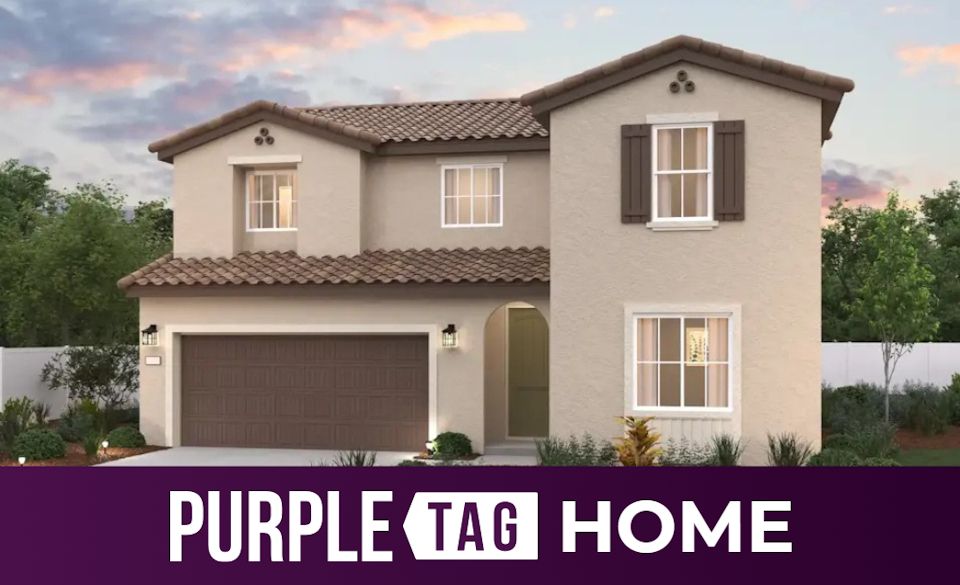 A house with a garage.