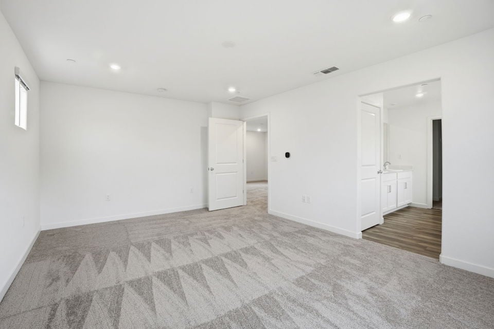 A room with white walls.