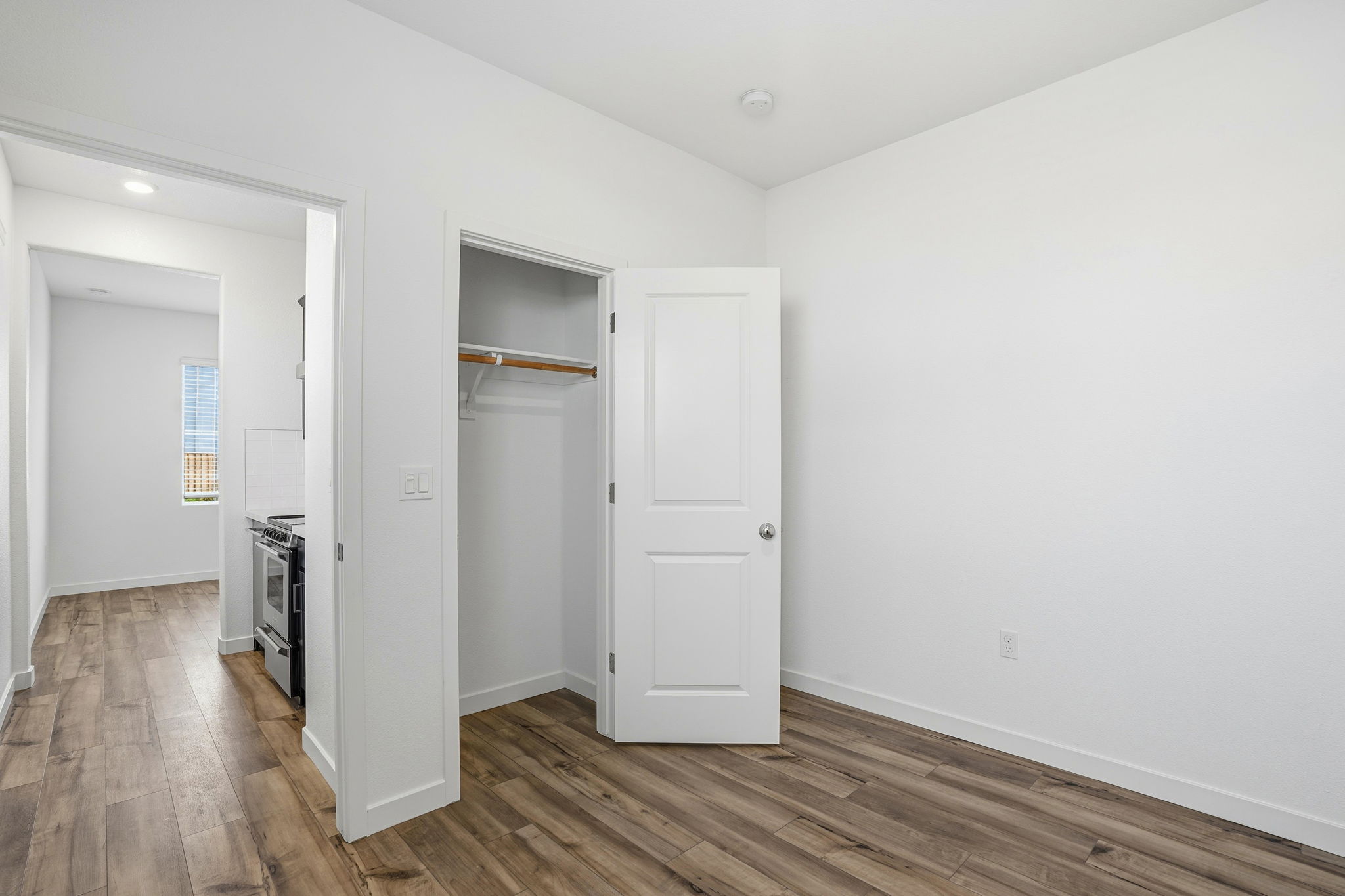A room with white walls.