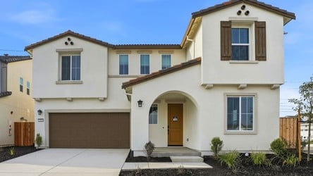 A house with a garage.