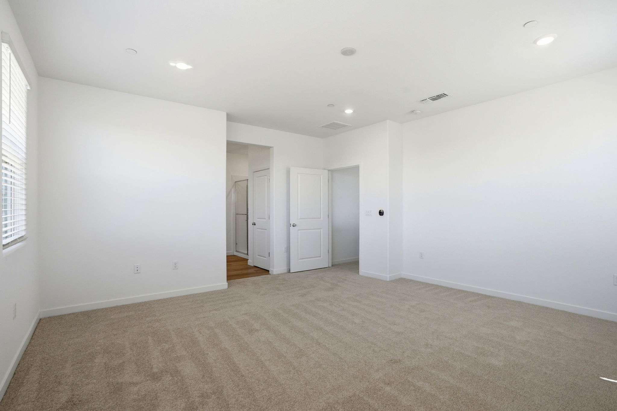 A room with white walls.