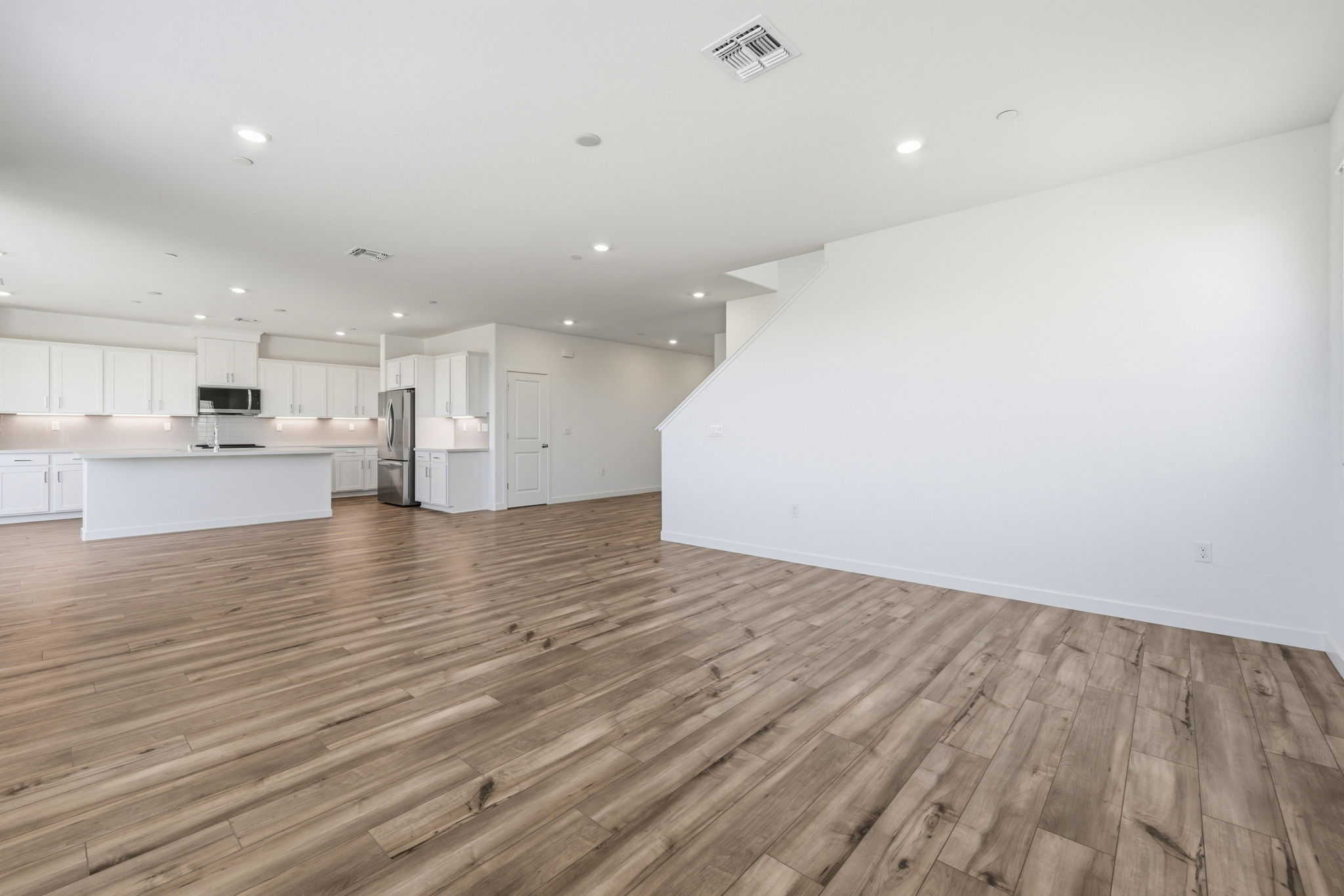 A large empty room.