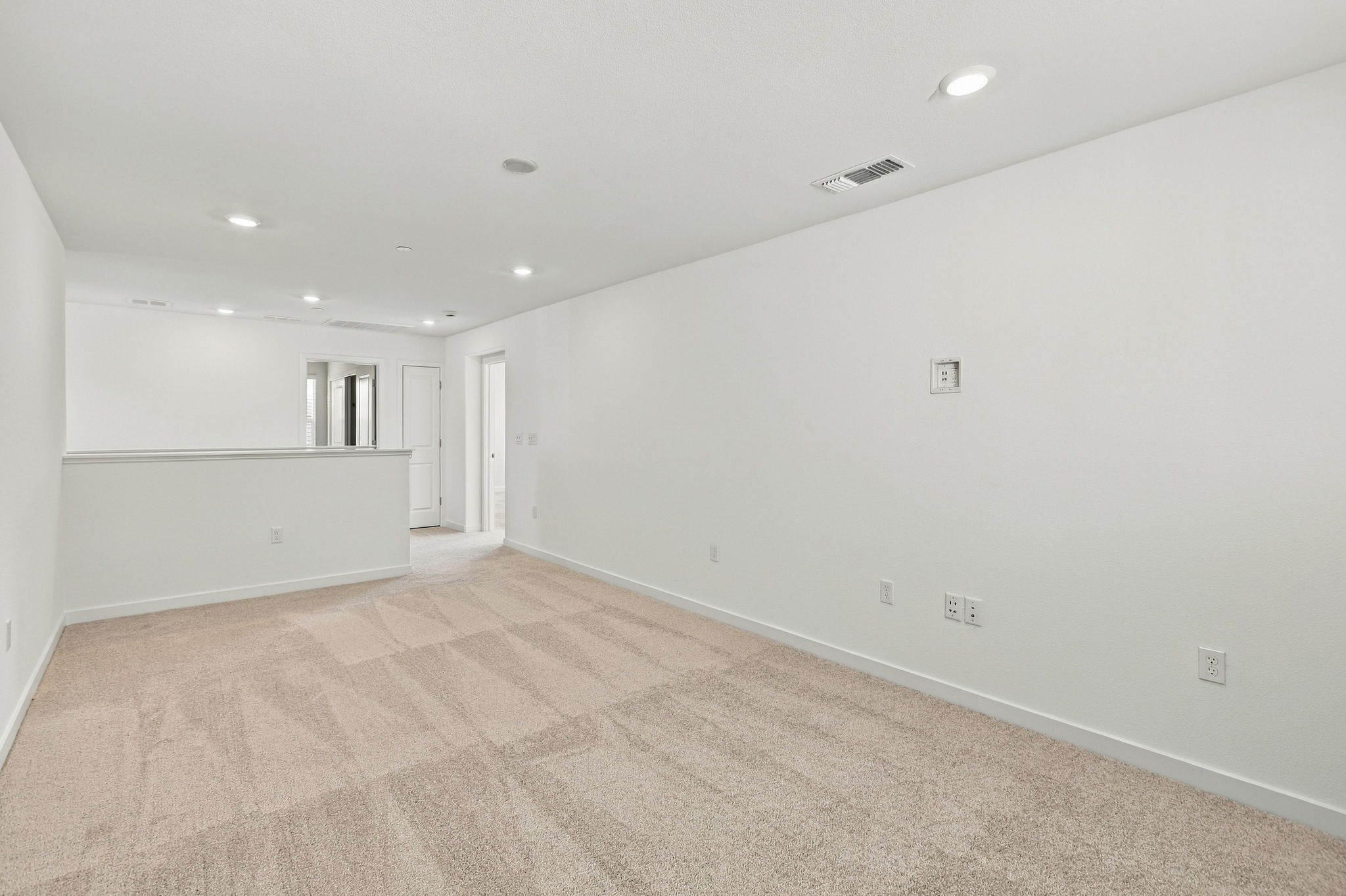 A large empty room.