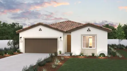 A house with a garage.