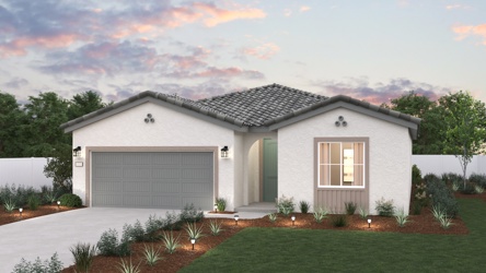 A house with a large yard.