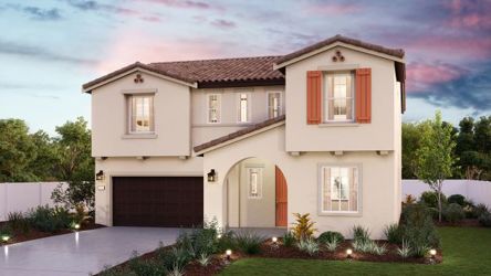 A house with a large front yard.