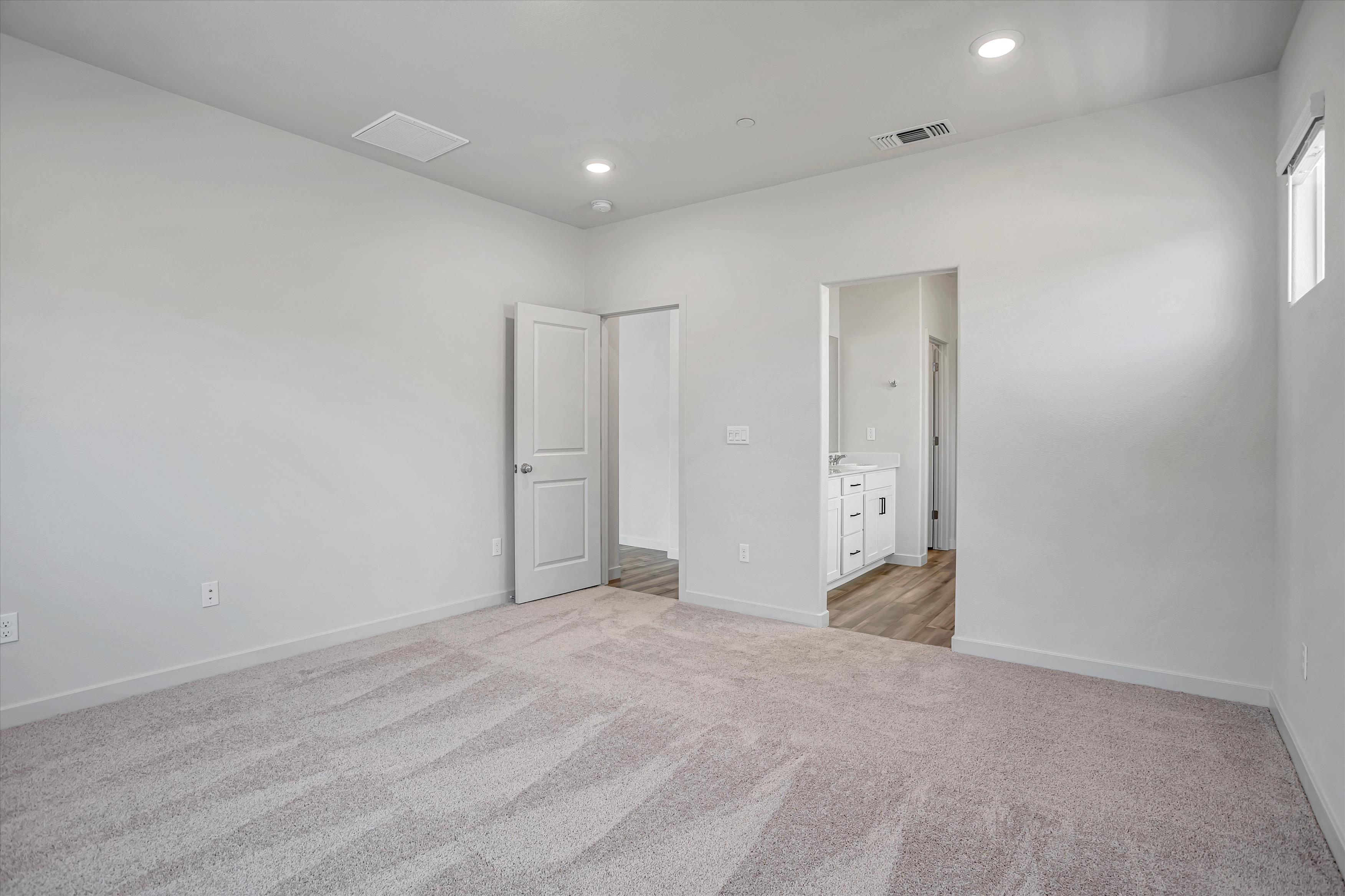 A room with white walls.