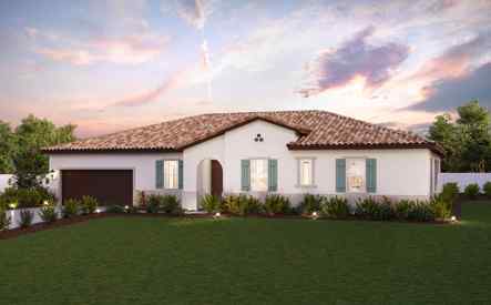Plan 1 elevation B exterior rendering at Promontory at Ridgemark by Century Communities