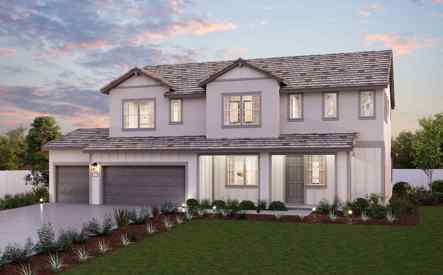 Plan 3 elevation A exterior rendering at Promontory at Ridgemark by Century Communities