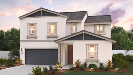 A house with a garage.