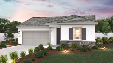 A house with a driveway.