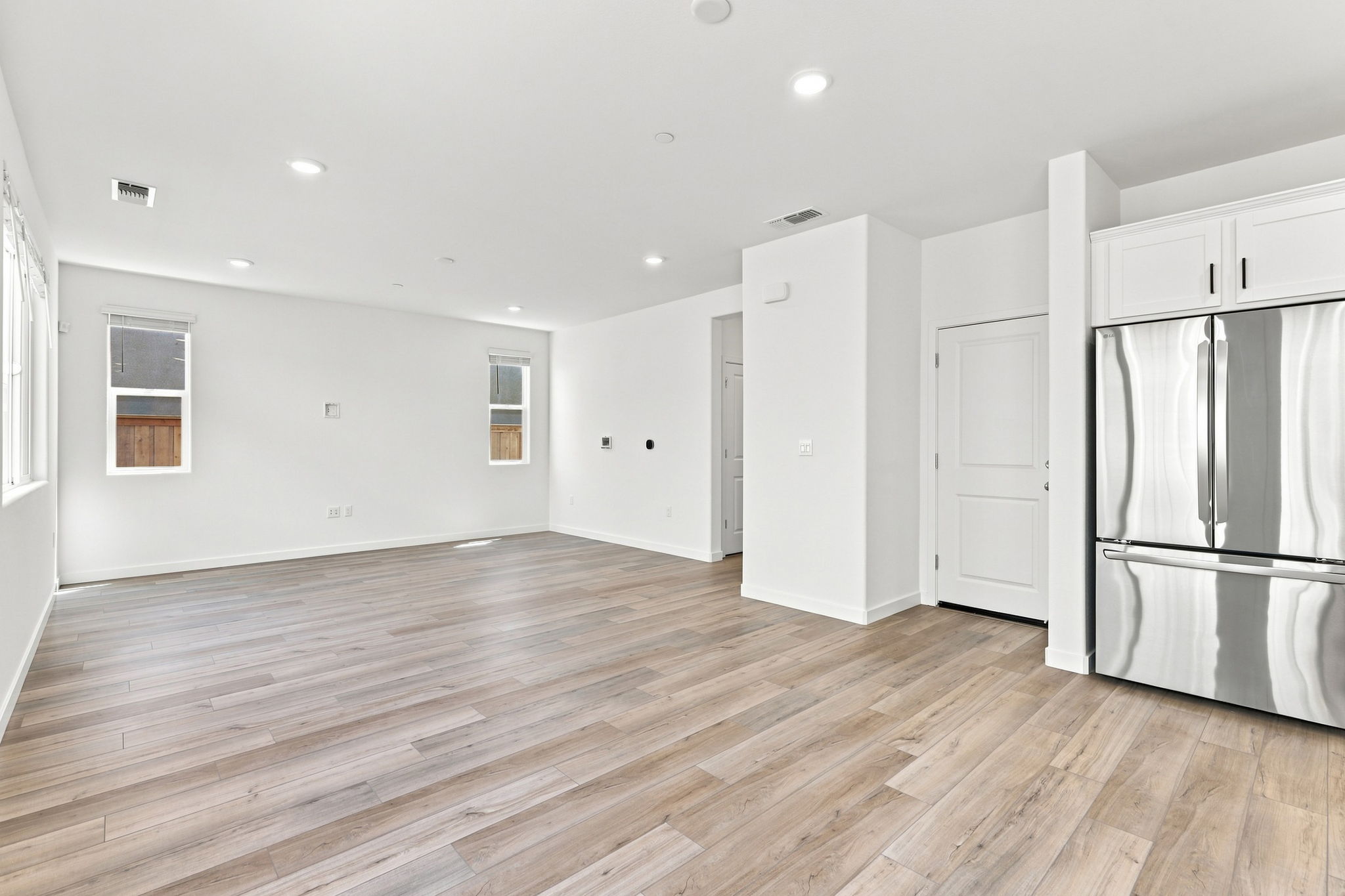 A large empty kitchen.